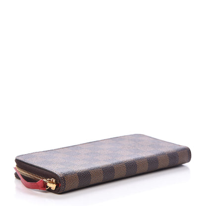 Louis Vuitton Damier Ebene Clemence Wallet Cherry 4 of 6