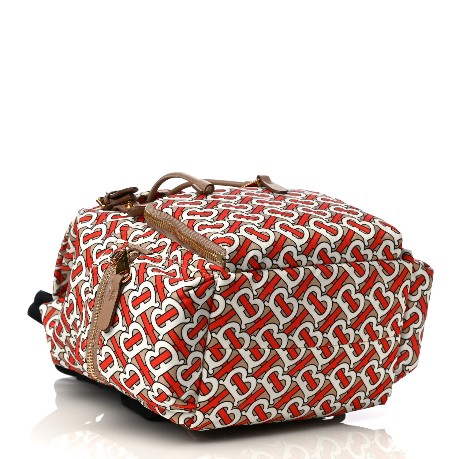 Burberry Nylon Monogram Medium Rucksack Backpack Vermillion 4 of 10