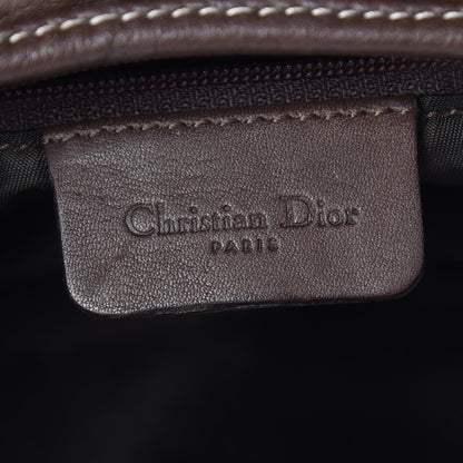 Christian Dior Calfskin Saddle Bag Brown 7 of 9