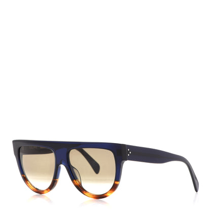 Celine Shadow Sunglasses CL 41026/S Blue Havana 1 of 6