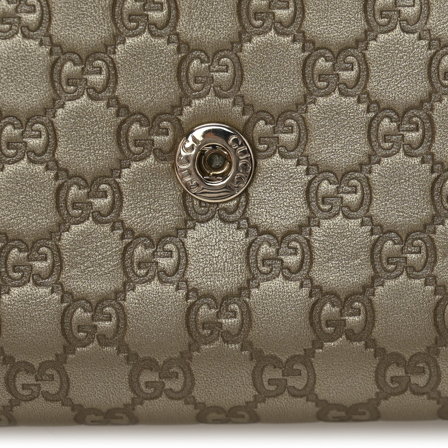 Gucci Metallic Microguccissima Bow Continental Wallet Golden Beige 9 of 11