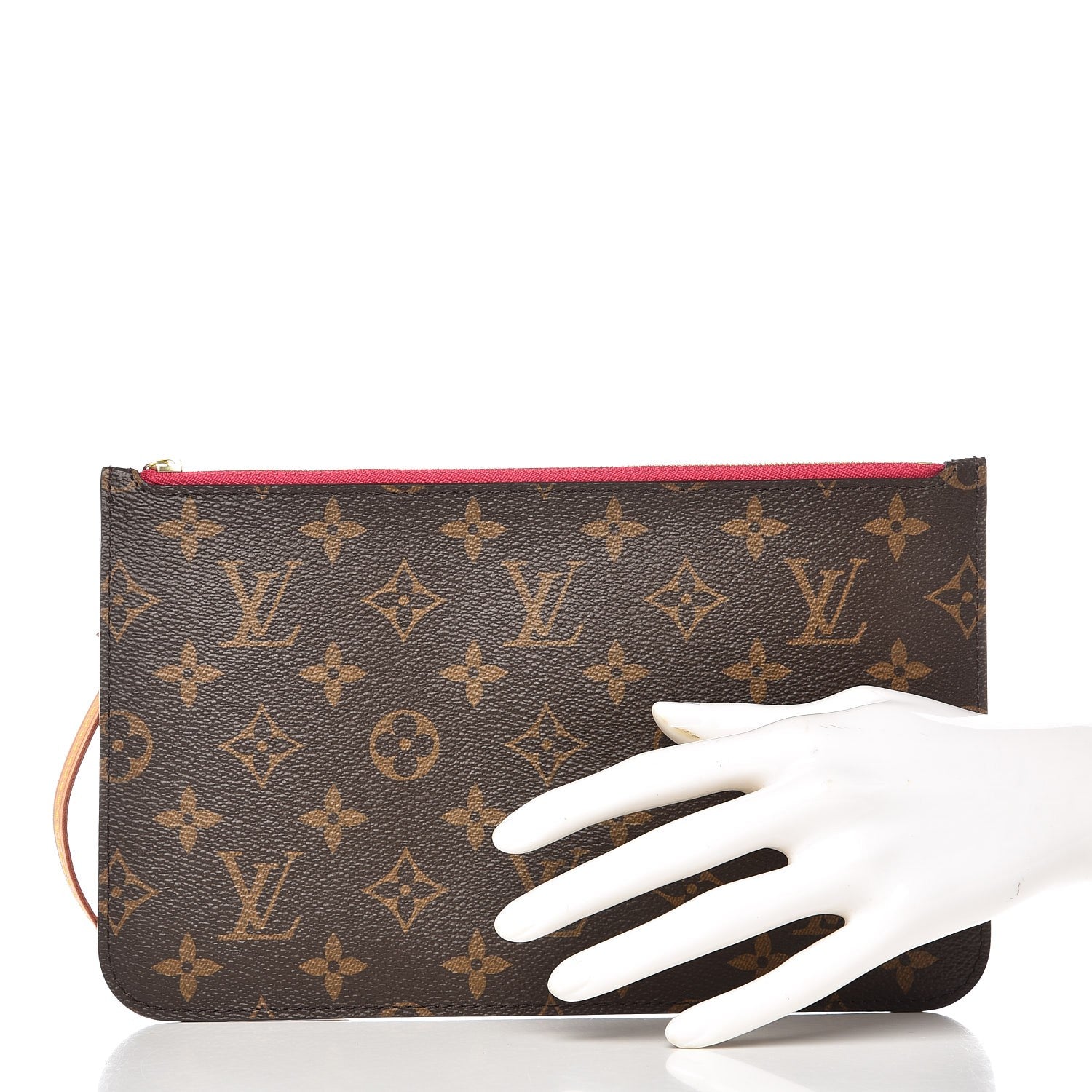Louis Vuitton Monogram Neverfull MM GM Pochette Pivoine 3 of 14