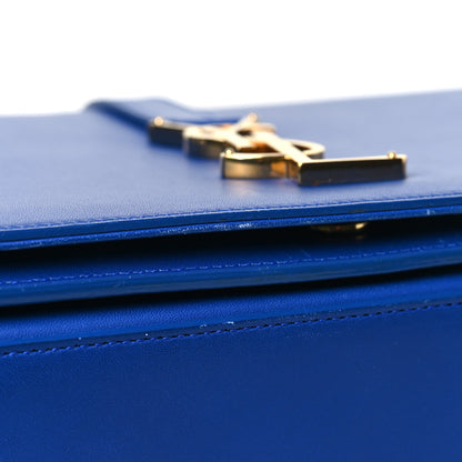 Saint Laurent Smooth Calfskin Medium Classic Monogram Universite Bag Royal Blue 13 of 16