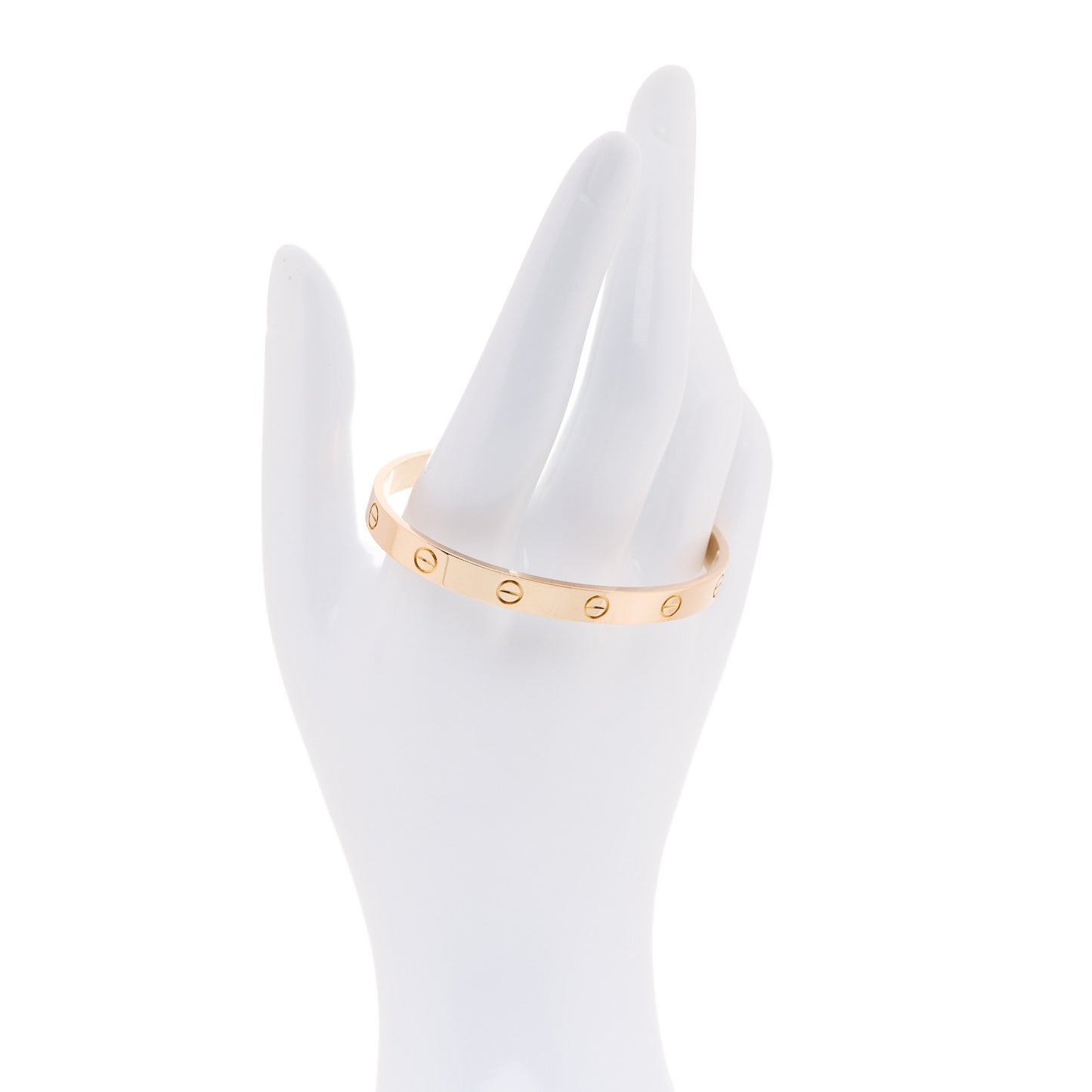 18K Pink Gold LOVE Cuff Bracelet 18