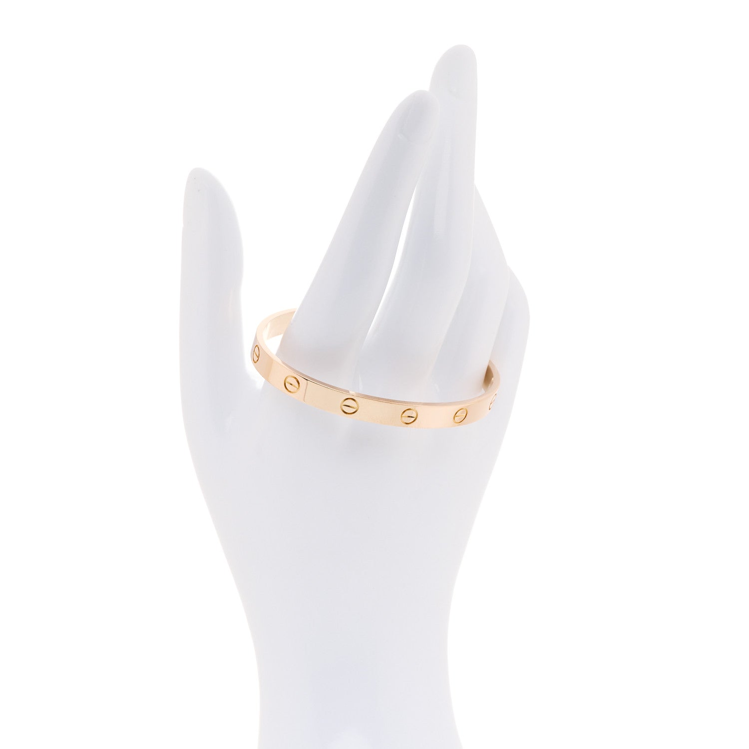 Cartier 18K Pink Gold LOVE Cuff Bracelet 18 2 of 5