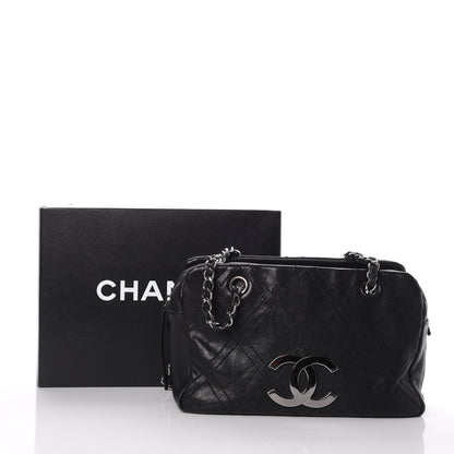 Chanel Calfskin Small Diamond Stitch Tote Black 13 of 13