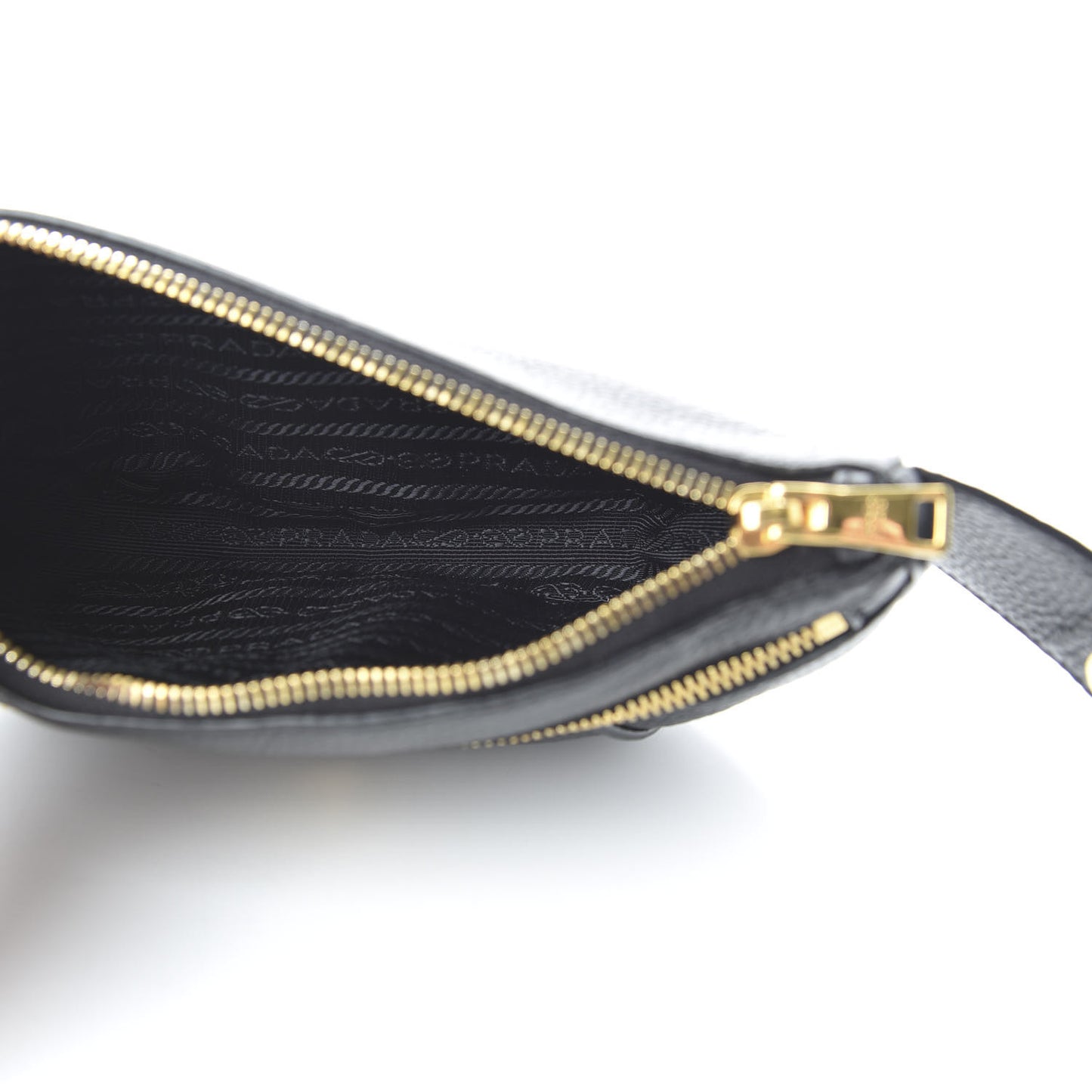 Vitello Daino Small Belt Bag Black