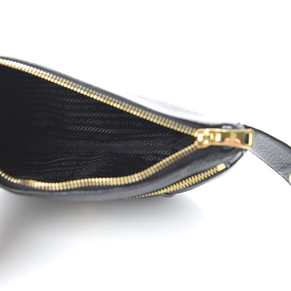 Prada Vitello Daino Small Belt Bag Black 5 of 9