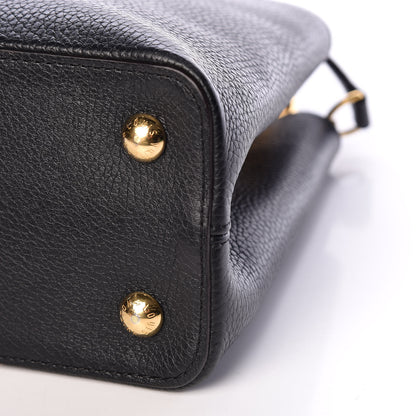Louis Vuitton Taurillon Capucines PM Black 6 of 10