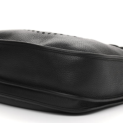 Hermes Taurillon Clemence Evelyne III GM Black 10 of 10