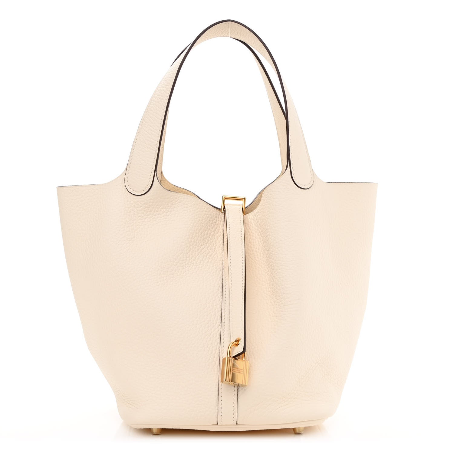 Hermes Taurillon Clemence Picotin Lock 22 MM Nata 1 of 11