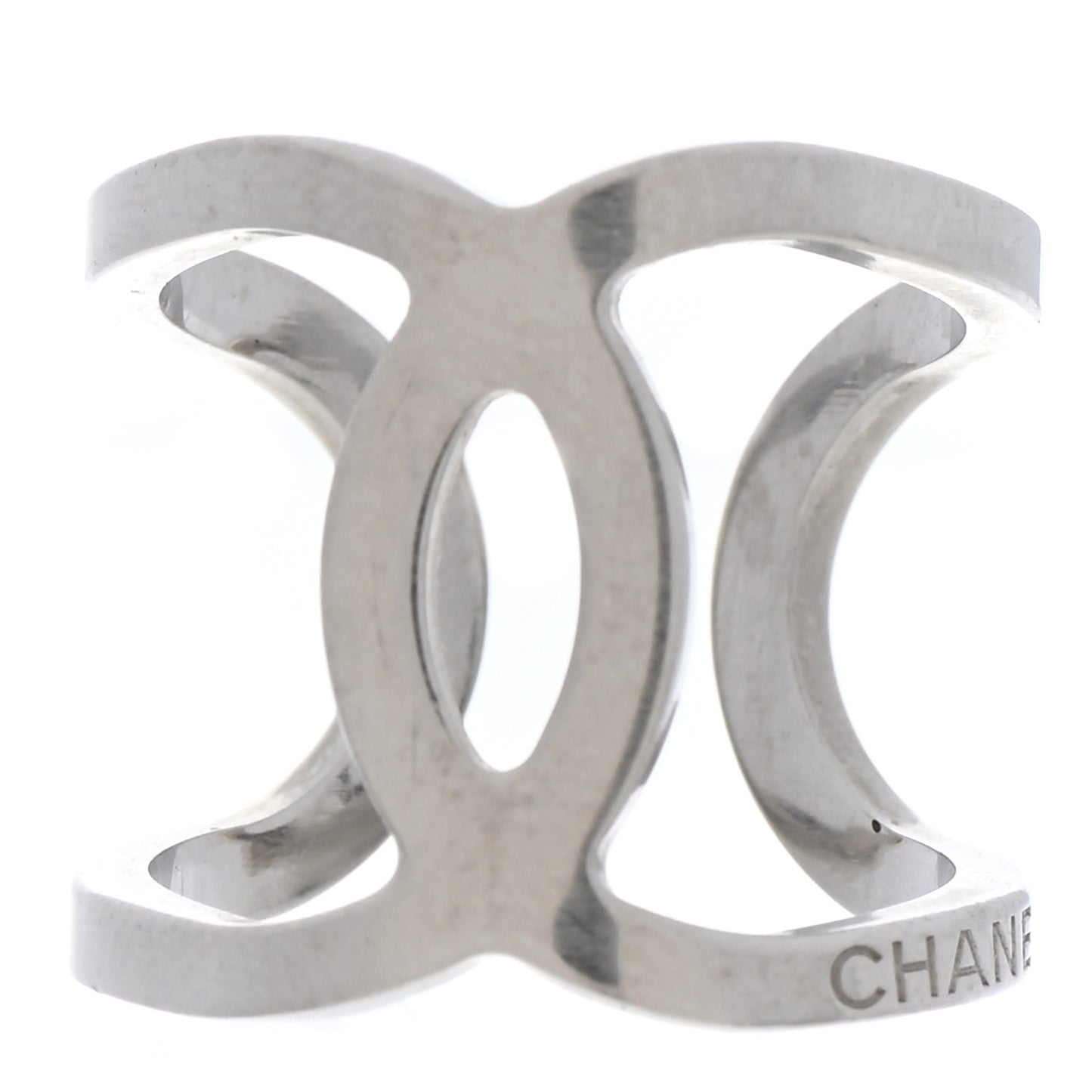 Metal CC Ring 55 7.25 Silver