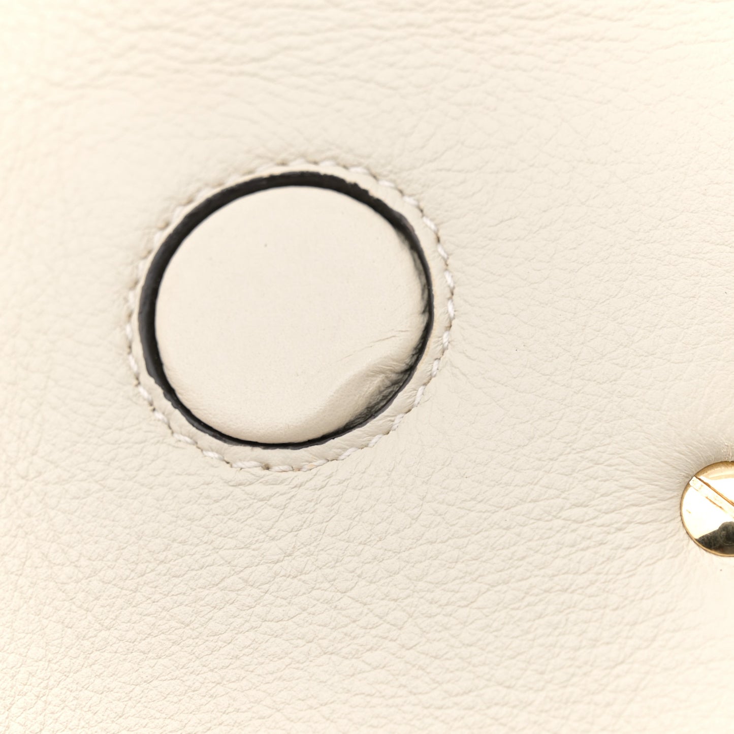 Roxy Calfskin Blondie Chain Shoulder Flap Bag Mystic White