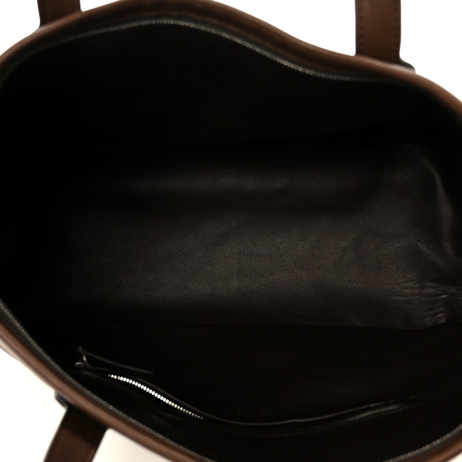 The Row Calfskin Marcel Slouchy Top Handle Bag Deep Brown 5 of 9