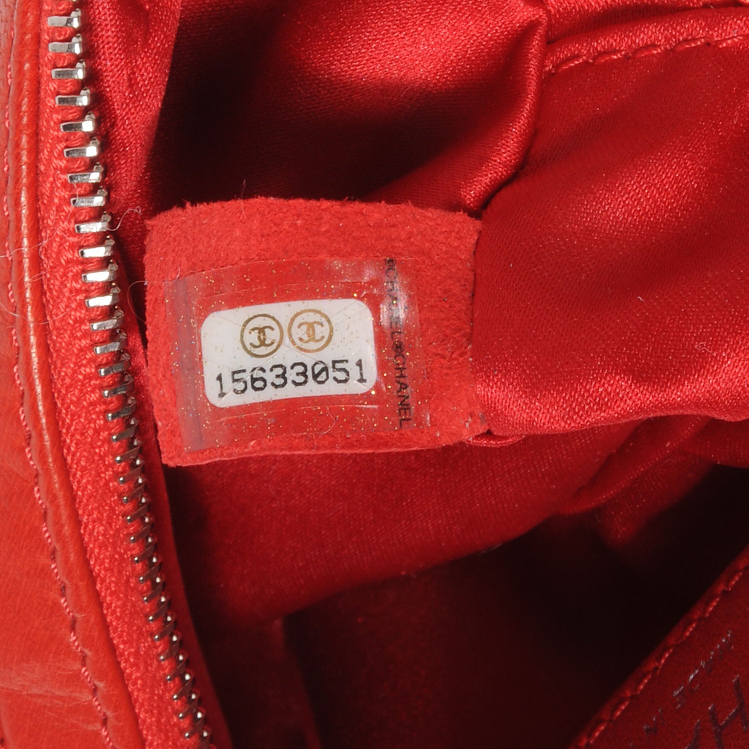 Chanel Lambskin Quilted New Mini Flap Red 9 of 9