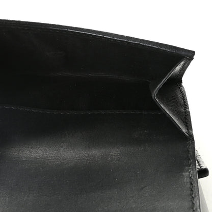 Gucci GG Supreme Monogram French Flap Wallet Black 5 of 13