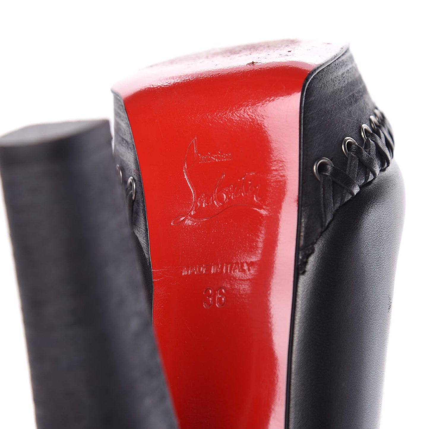 Calf VIP Cuoio Sablina 140 Platform Mules 36 Black