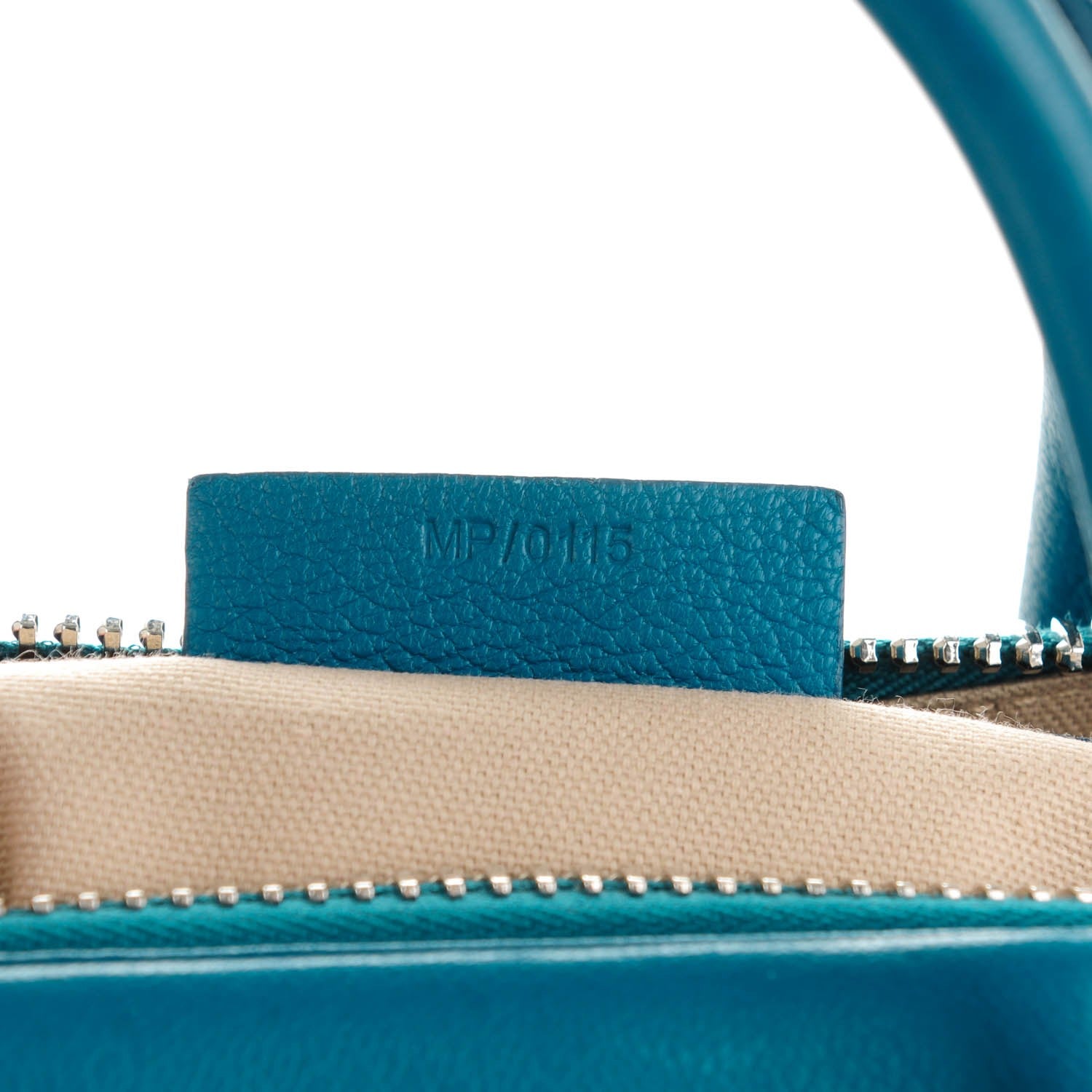 Givenchy Sugar Goatskin Medium Antigona Petrol Blue 7 of 7