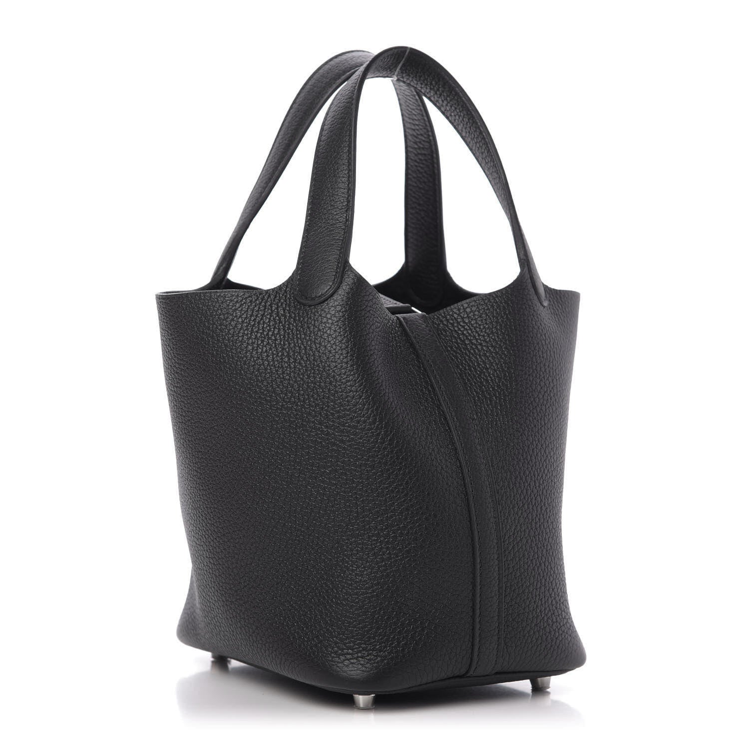 Hermes Taurillon Clemence Picotin Lock 18 PM Black 3 of 10