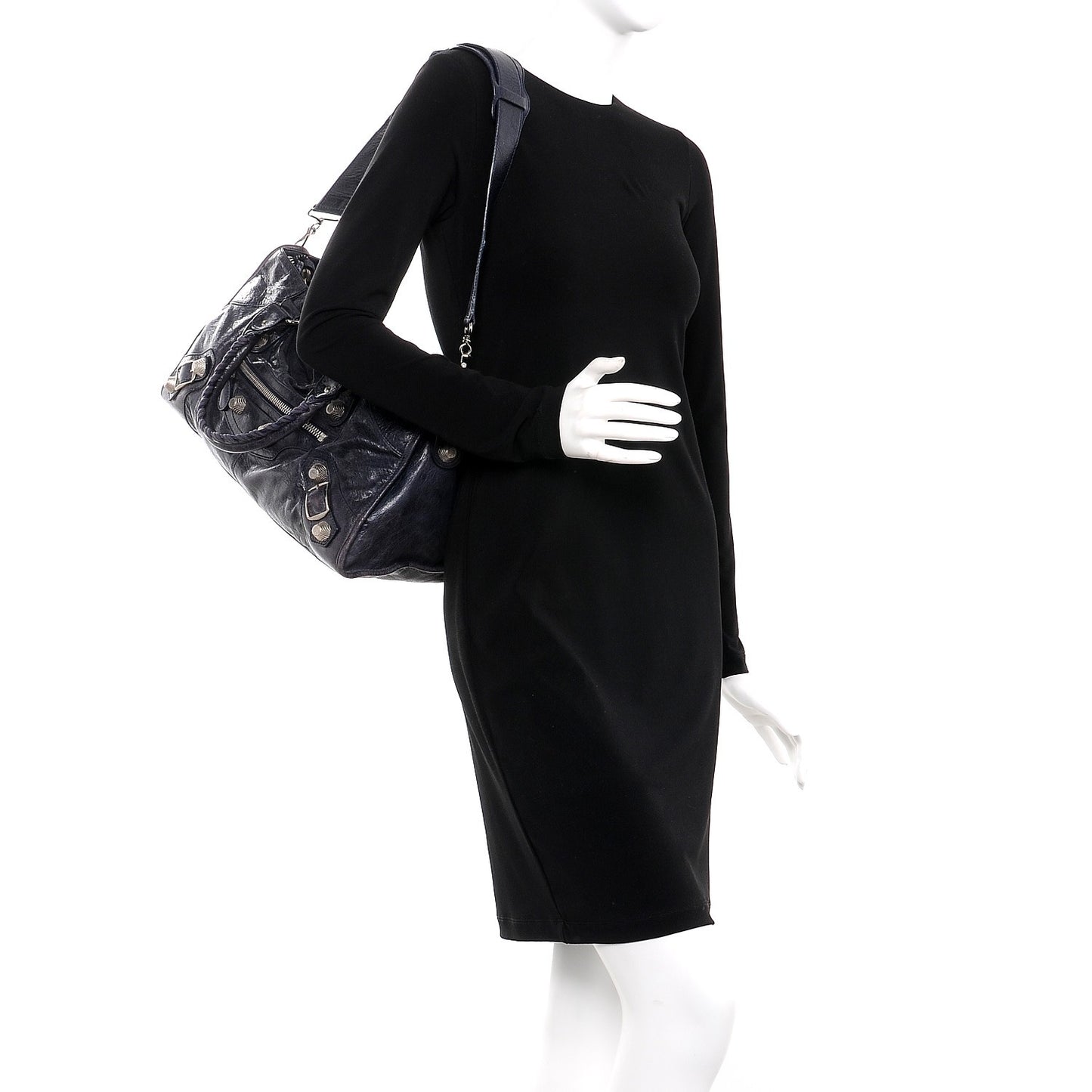 Agneau Giant 21 Silver Hardware Part Time Dark Night