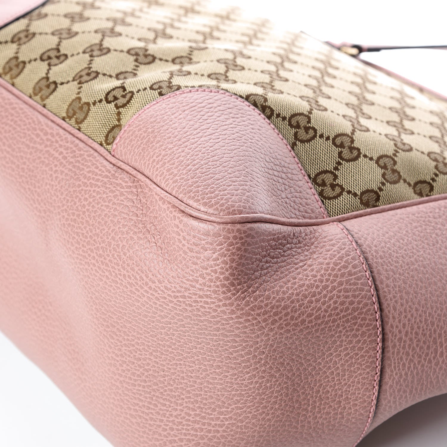 Gucci Monogram Bree Zippered Tote Beige Soft Pink 12 of 13