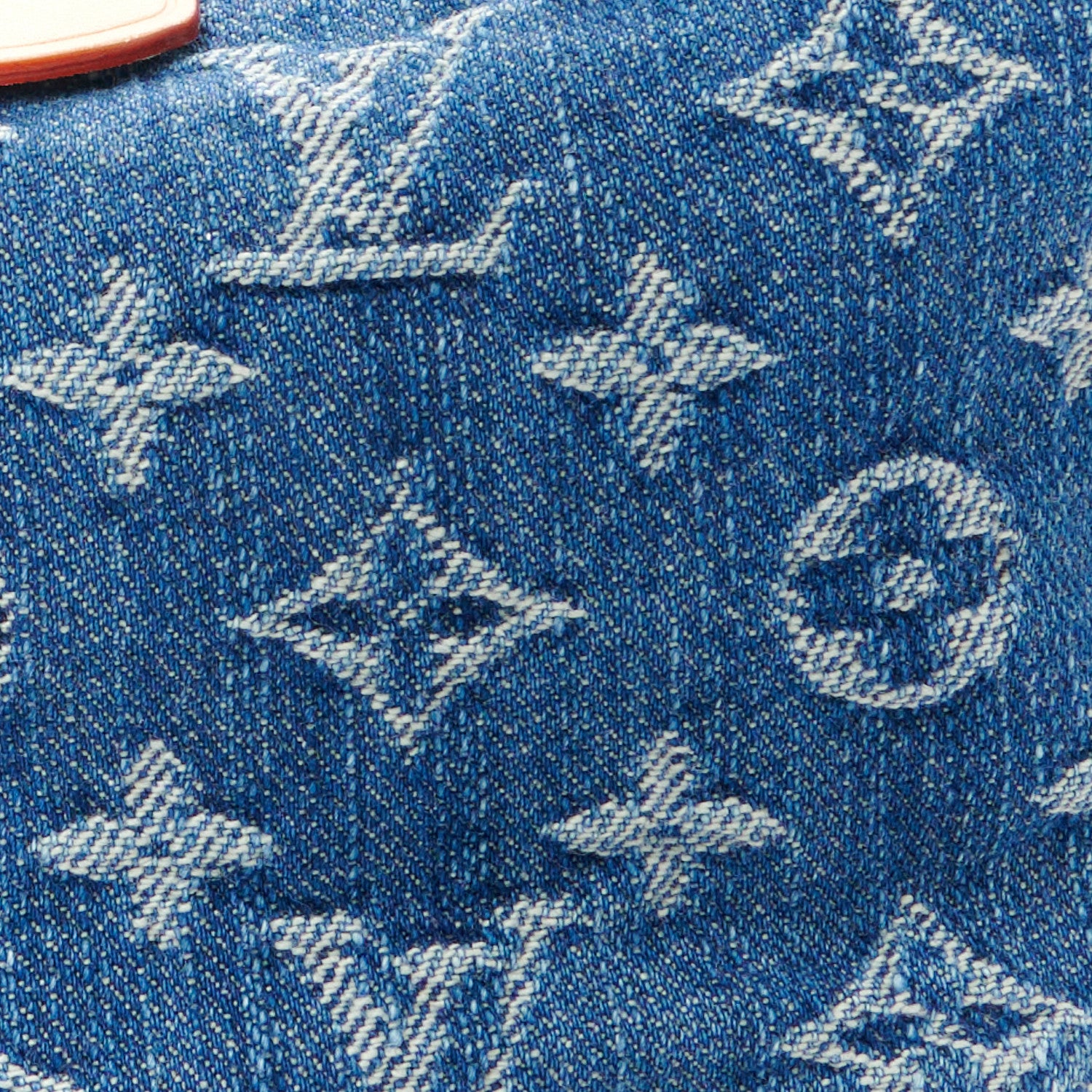 Louis Vuitton Monogram Denim Croissant MM Blue 11 of 13