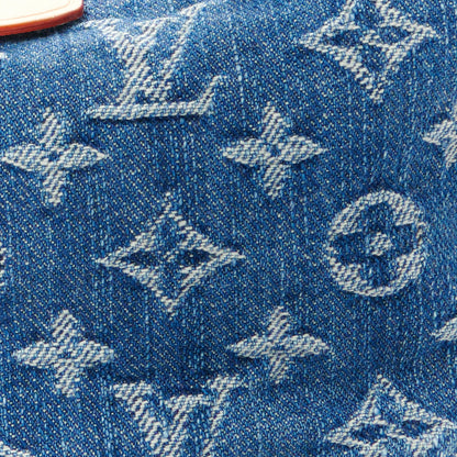 Louis Vuitton Monogram Denim Croissant MM Blue 11 of 13