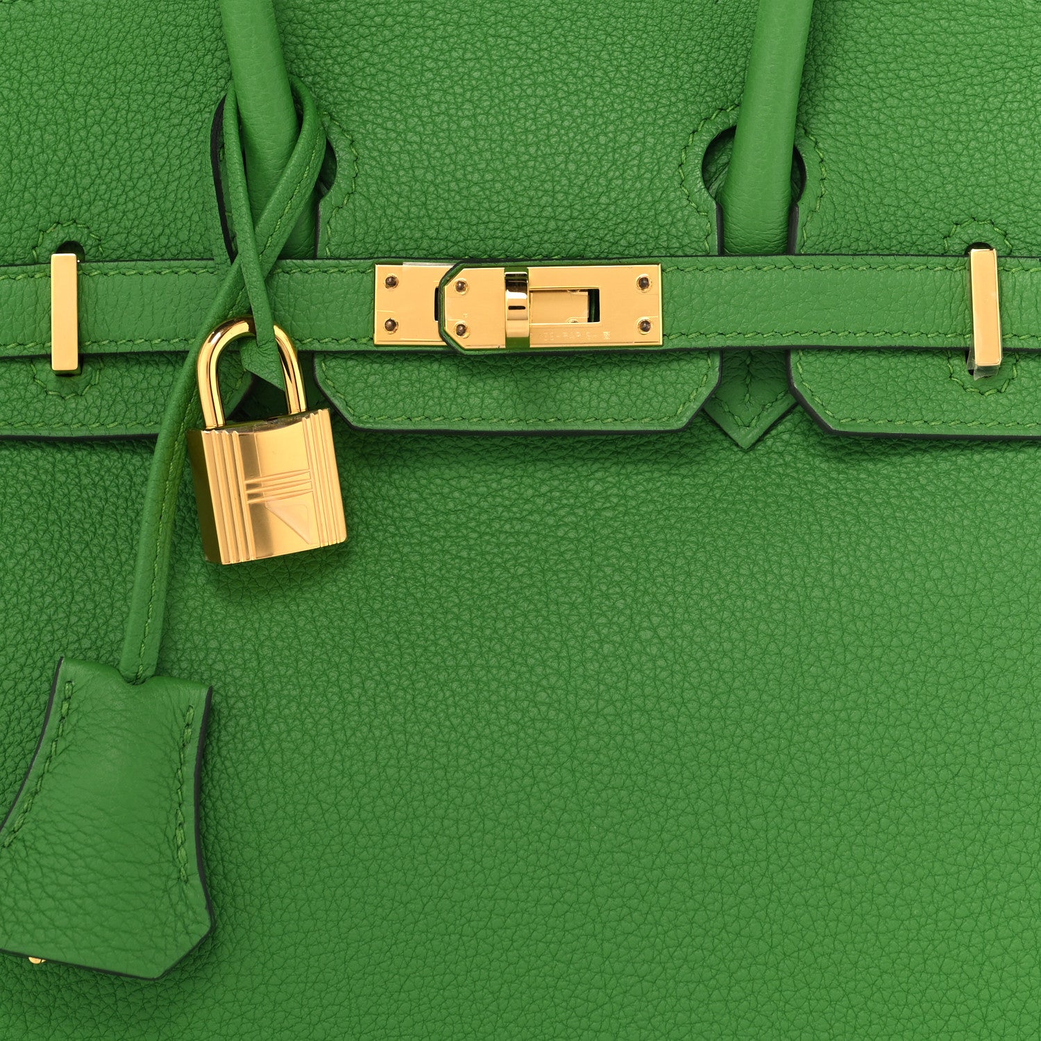 Hermes Togo Birkin 25 Vert Yucca 8 of 11
