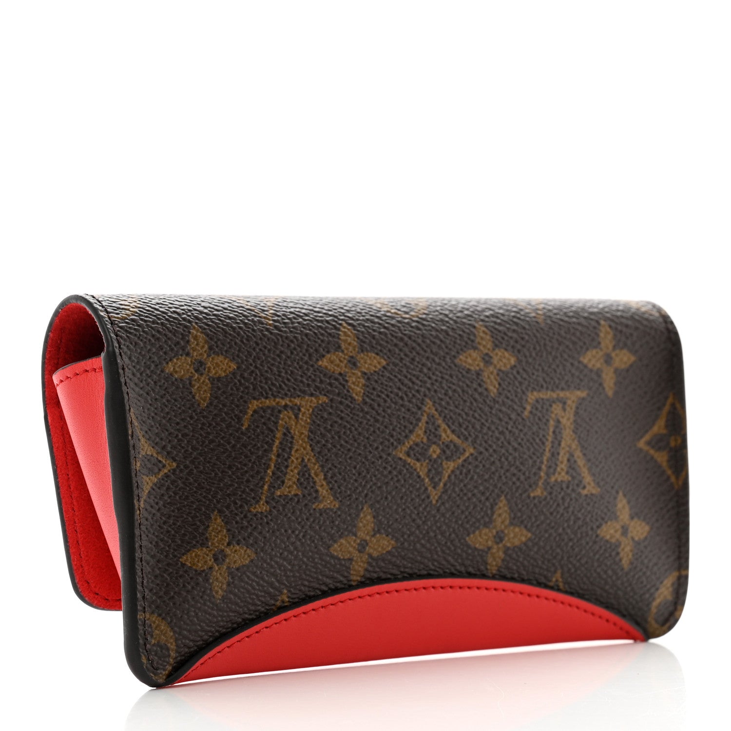 Louis Vuitton Monogram Woody Sunglass Case Rouge 3 of 7