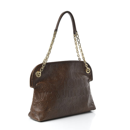 Louis Vuitton Monogram Paris Souple Whisper PM Chocolate 3 of 9
