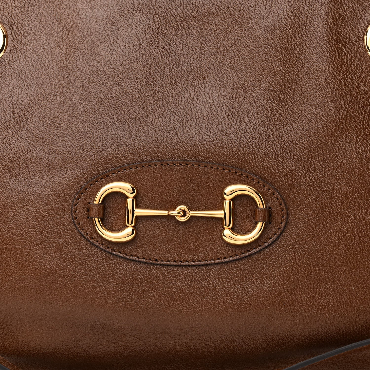 Gucci New Sakai Calfskin Lux Medium Horsebit 1955 Tote Bag Brown Sugar 10 of 13