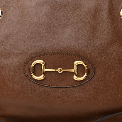 Gucci New Sakai Calfskin Lux Medium Horsebit 1955 Tote Bag Brown Sugar 10 of 13