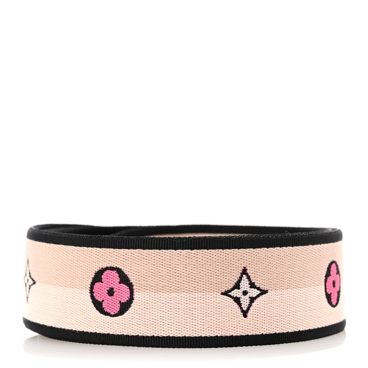 Louis Vuitton Jacquard Diane Shoulder Strap Black 2 of 6