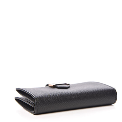 Hermes Epsom Mini Bearn Wallet Black 4 of 8