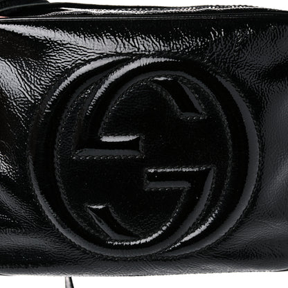 Gucci Soft Patent Small Soho Disco Bag Black 10 of 15