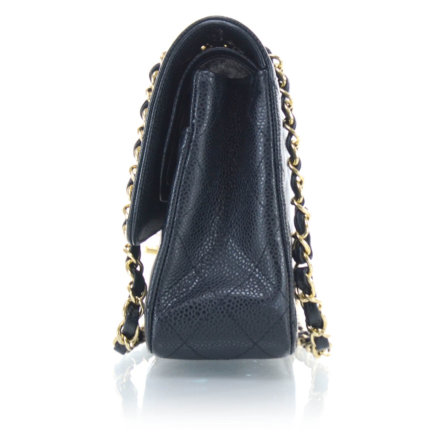 Chanel Caviar Quilted Medium Double Flap Black 4 of 12