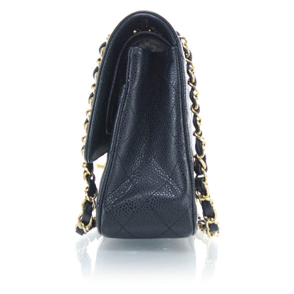 Chanel Caviar Quilted Medium Double Flap Black 4 of 12