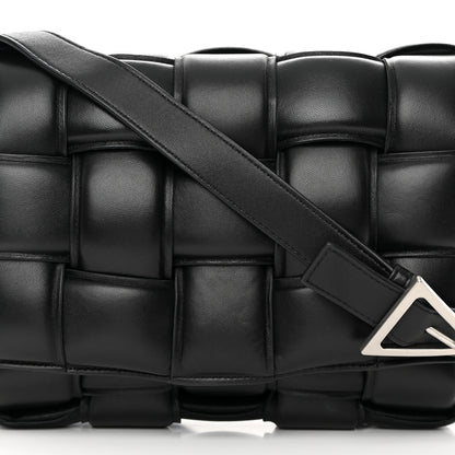Bottega Veneta Nappa Maxi Intreccio Padded Cassette Crossbody Bag Black 8 of 15