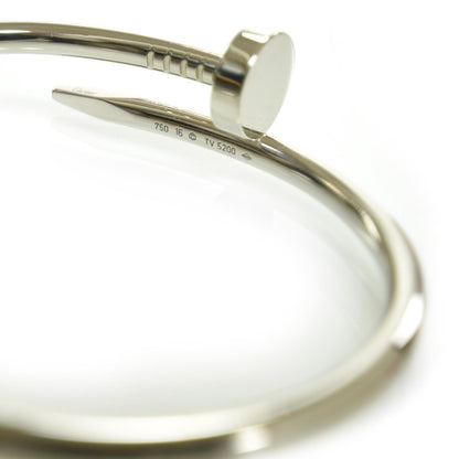 Cartier 18k White Gold Juste un Clou Bracelet Size 16 5 of 5