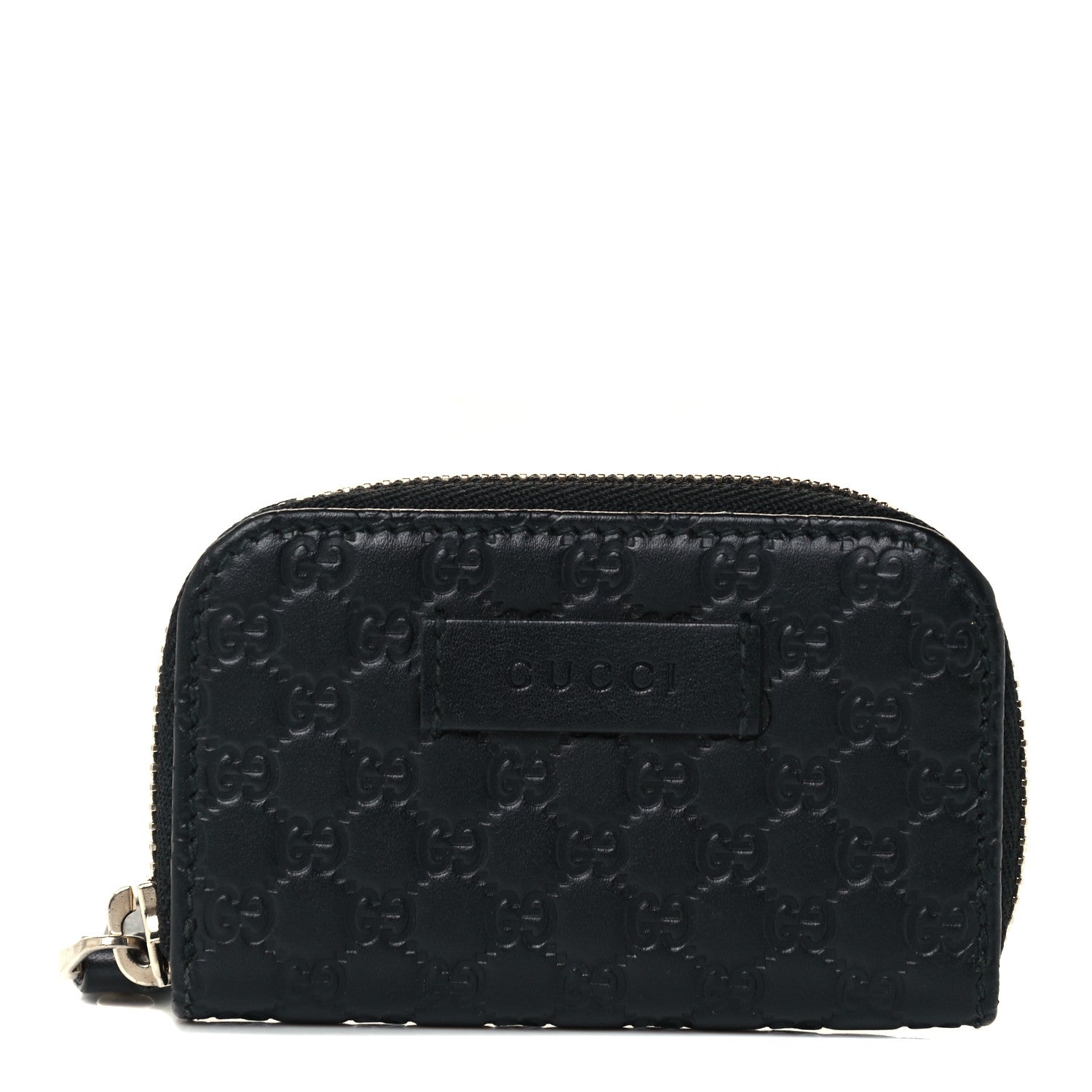 Gucci Microguccissima Zip Around Card Case Black 1 of 9