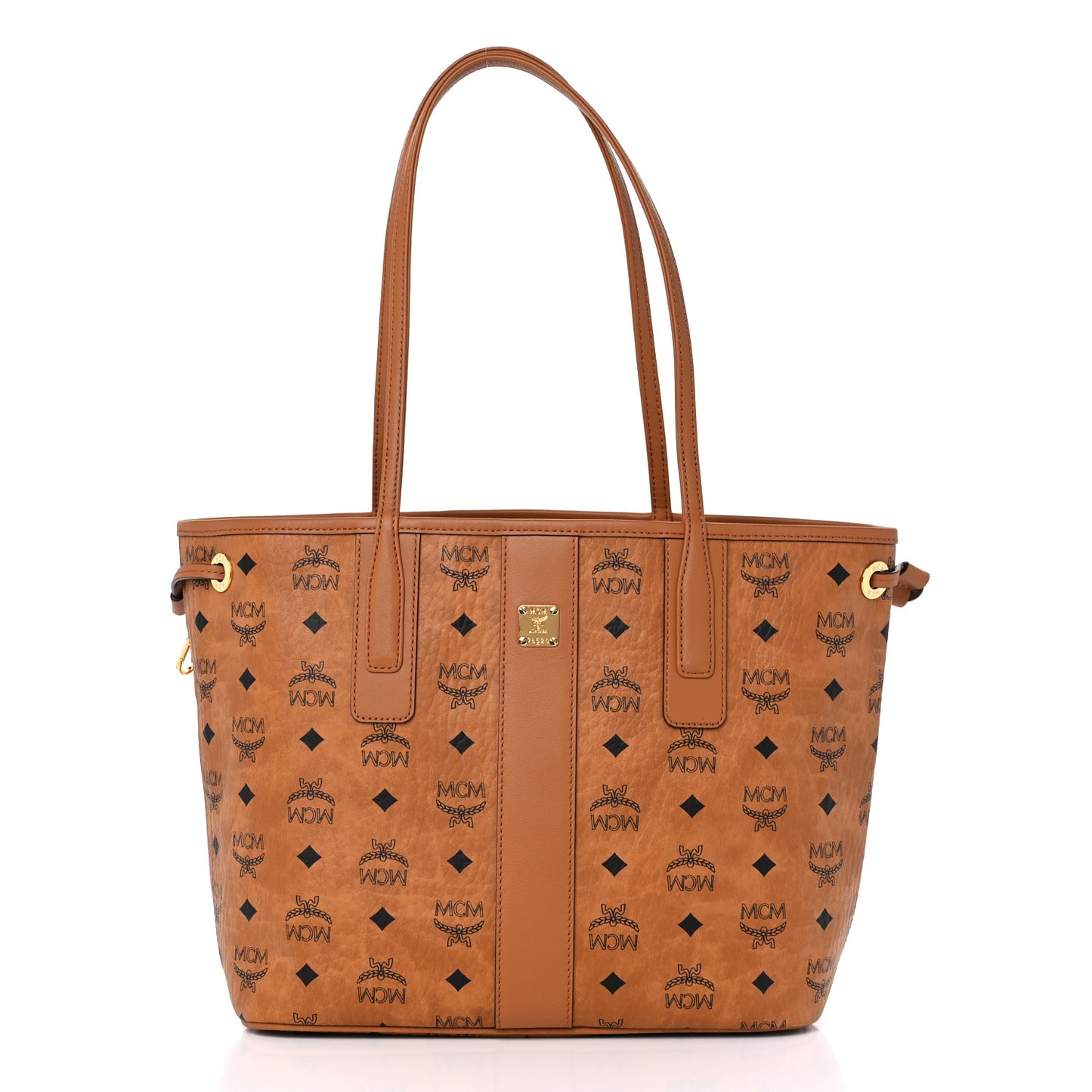 Visetos Small Liz Reversible Shopper Tote Cognac