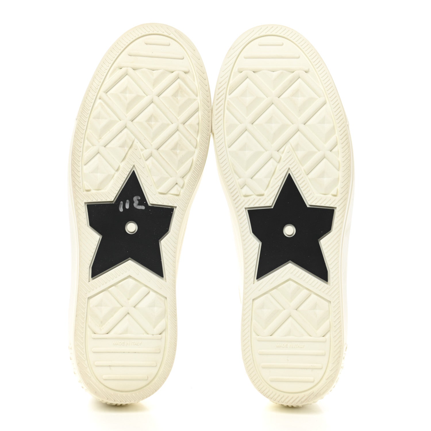Christian Dior Canvas Walk 'N' Dior Low Top Sneakers 39.5 Milk 5 of 13