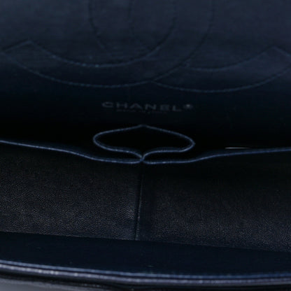 Chanel Caviar Quilted Jumbo Double Flap Navy Blue 5 of 8
