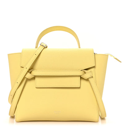 Celine Grained Calfskin Nano Belt Bag Citrus 1 of 11