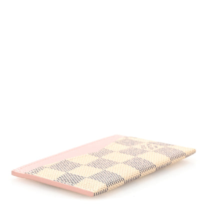 Louis Vuitton Damier Azur Daily Card Holder Rose Ballerine 4 of 8