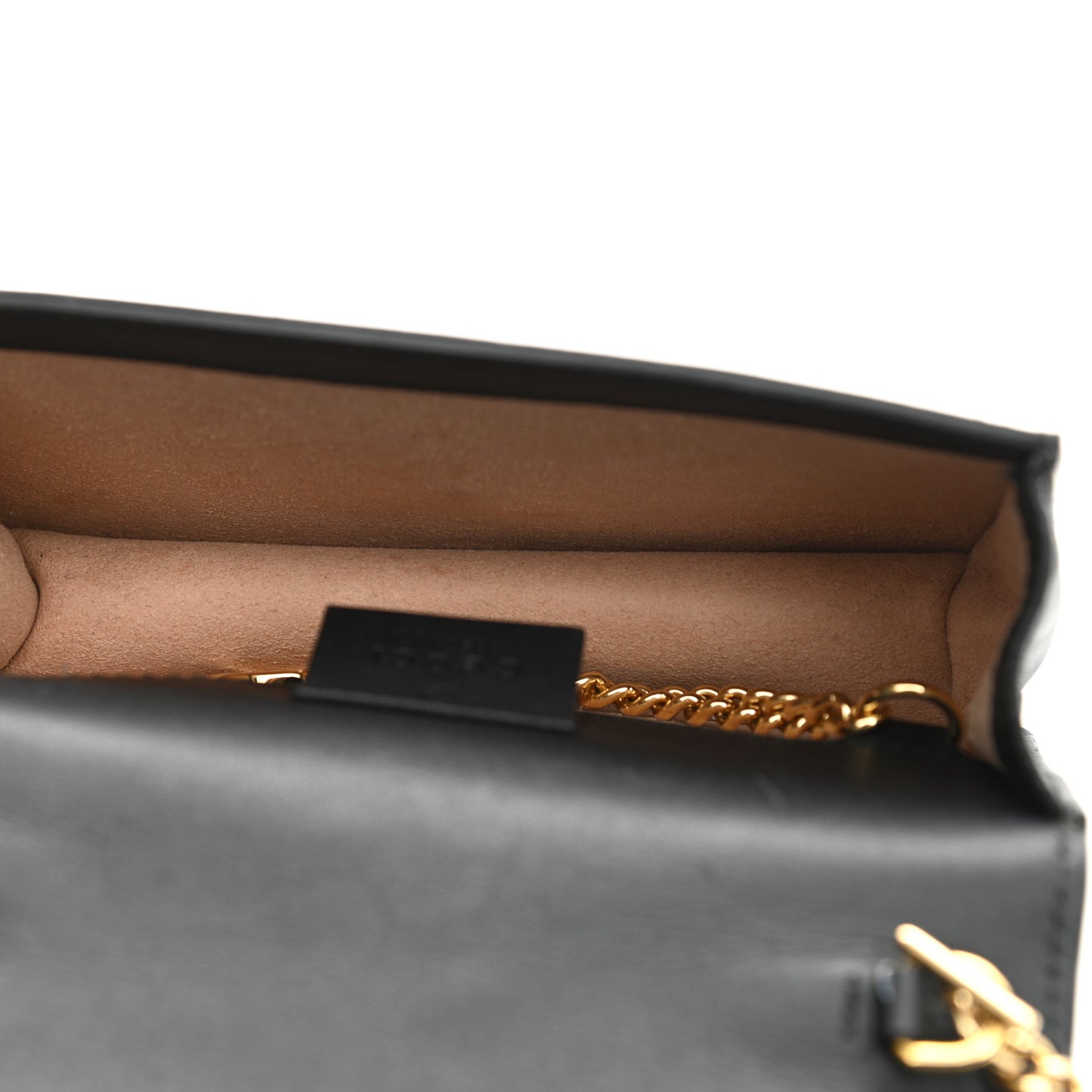 Calfskin Super Mini Sylvie Chain Shoulder Bag Black