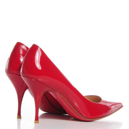 Christian Louboutin Patent New Piaf 85 Pumps 37 Cherry 4 of 6