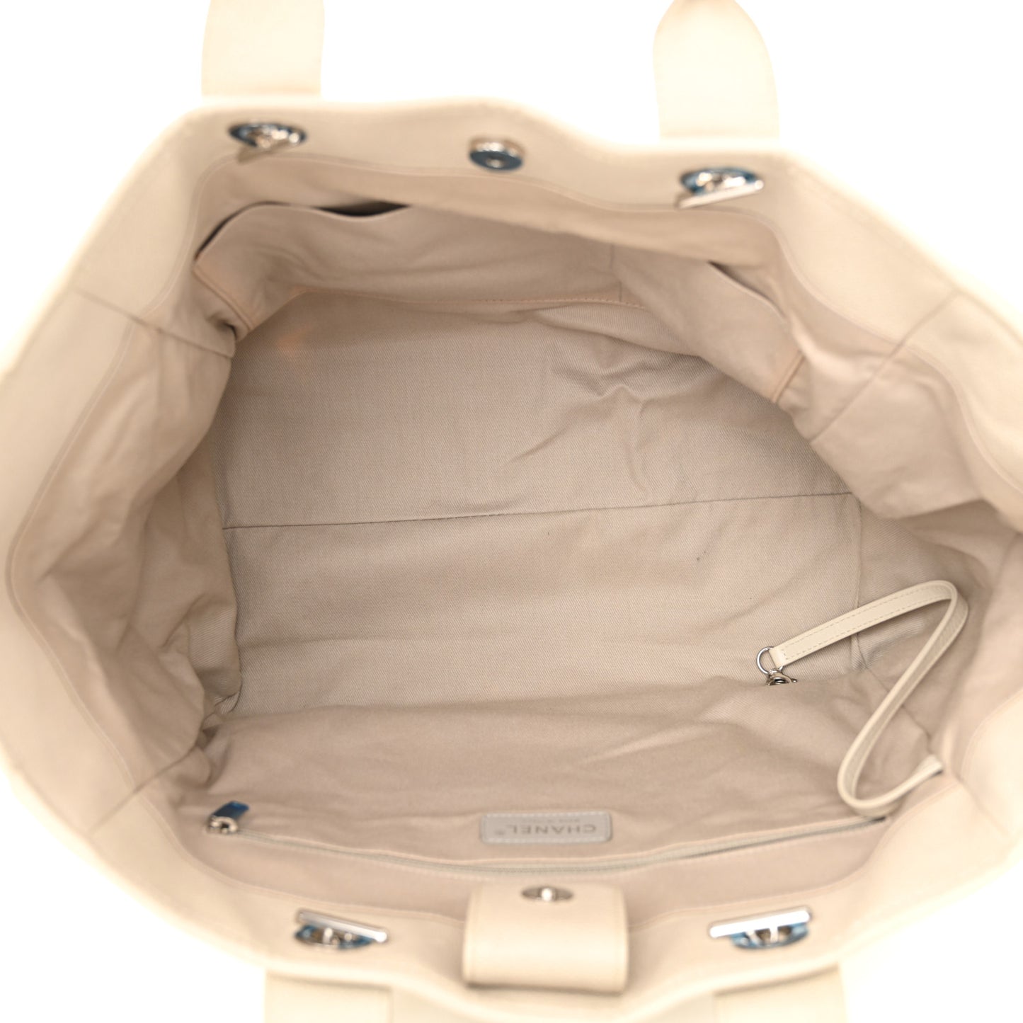 Calfskin Deauville Tote White