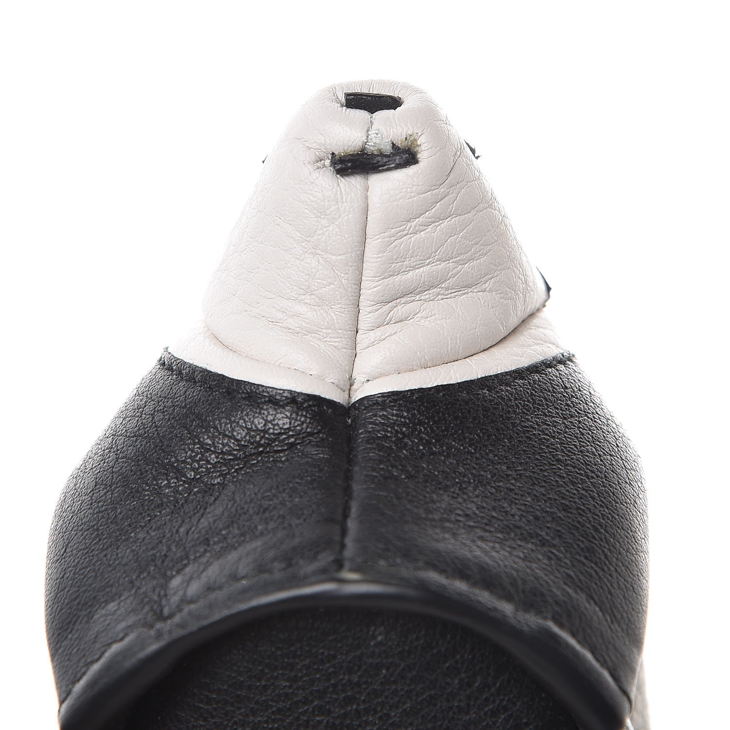 Loewe Calfskin Panda Coin Pouch Bag Charm Key Holder Black White 5 of 6