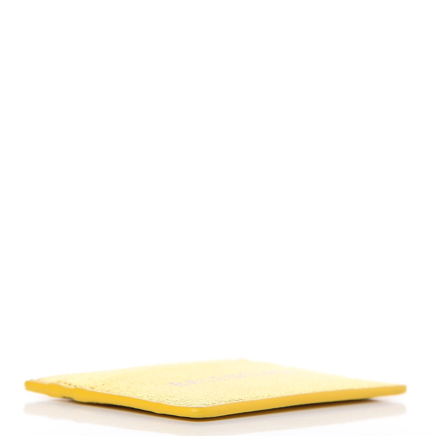 Metallic Goatskin Logo Everyday Multi Card Case Oro Black